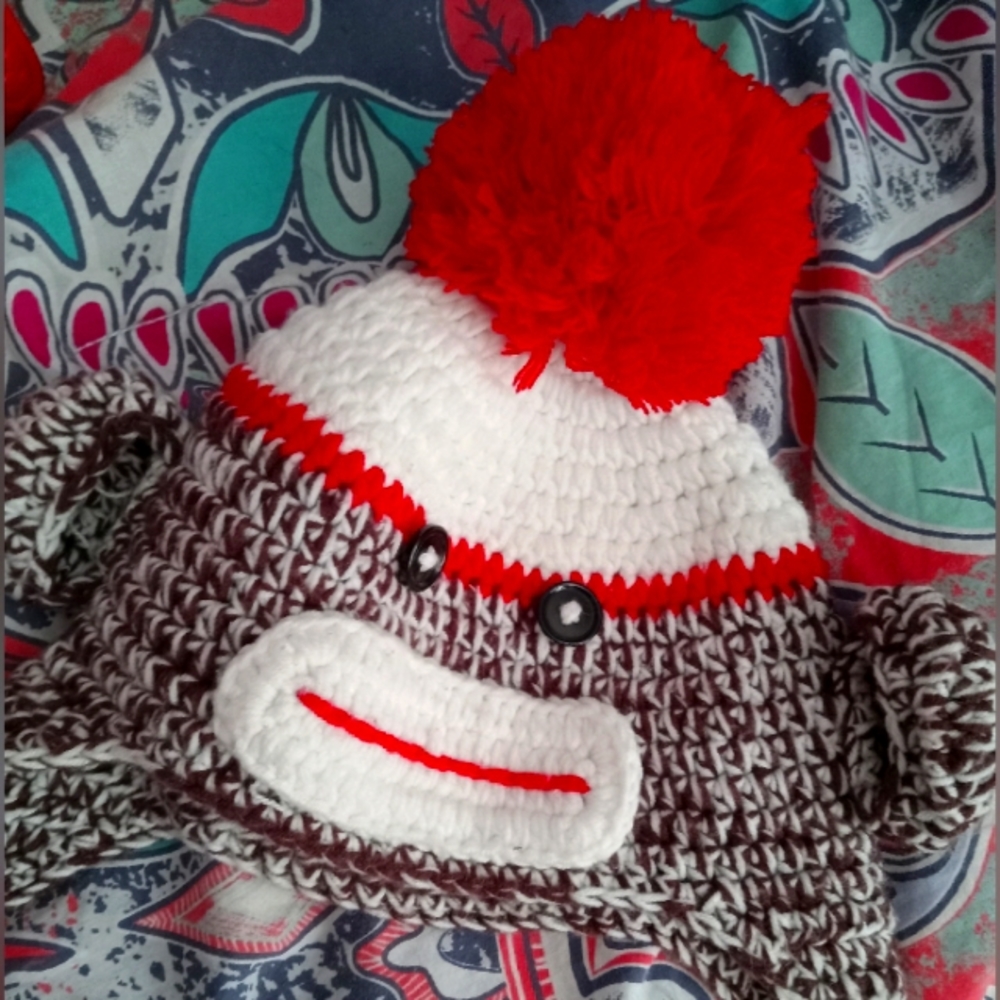 Sock Monkey Hat